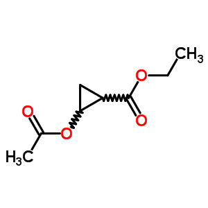 Ethyl 2-acetyloxycyclopropane-1-carboxylate Structure,72229-07-3Structure