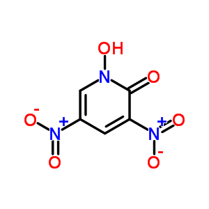 1-Hydroxy-3,5-dinitro-pyridin-2-one Structure,72262-67-0Structure