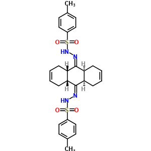 N-[[(4as,8ar,9ar,10as)-10-[(4-methylphenyl)sulfonylhydrazinylidene]-1,4,4a,5,8,8a,9a,10a-octahydroanthracen-9-ylidene]amino]-4-methyl-benzenesulfonamide Structure,72284-68-5Structure