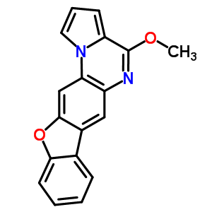 4-Methoxy(1)benzofuro(3,2-g)pyrrolo(1,2-a)quinoxaline Structure,72499-66-2Structure