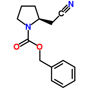 (S)-1-cbz-2-cyanomethylpyrrolidine Structure,72500-25-5Structure