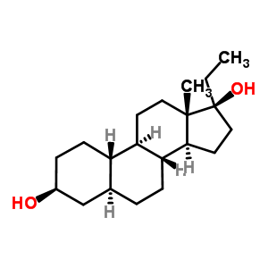 (3beta,5alpha,17alpha)-19-Norpregnane-3,17-diol Structure,7253-95-4Structure