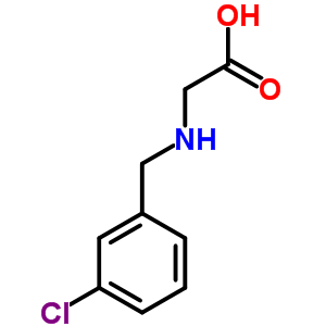 Glycine,n-[(3-chlorophenyl)methyl]-, hydrochloride (9ci) Structure,72761-90-1Structure