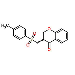 3-[(4-Methylphenyl)sulfonylmethylidene]chroman-4-one Structure,72848-66-9Structure