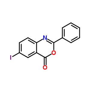 6-Iodo-2-phenyl-4h-benzo[d][1,3]oxazin-4-one Structure,72875-83-3Structure