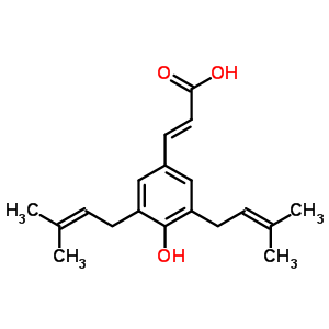 Artepillin c Structure,72944-19-5Structure