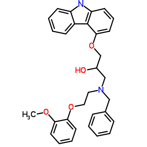 N-benzyl carvedilol Structure,72955-94-3Structure