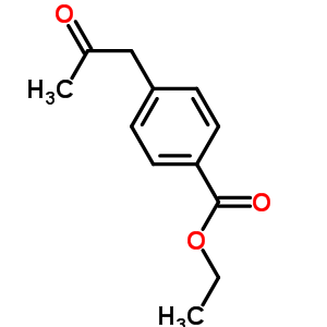 4-(2-Oxo-propyl)-benzoic acid ethyl ester Structure,73013-51-1Structure