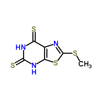 2-(Methylthio)[1,3]thiazolo[5,4-d]pyrimidine-5,7-dithiol Structure,73109-39-4Structure