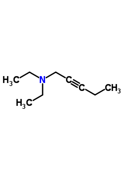 1-Diethylamino-2-pentyne Structure,73117-10-9Structure