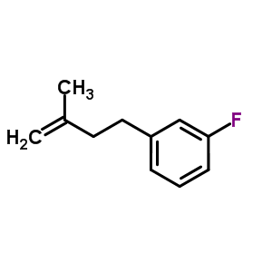 Benzene, 1-fluoro-3-(3-methyl-3-butenyl)-(9ci) Structure,731773-07-2Structure