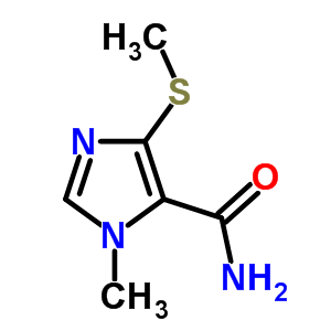 3-Methyl-5-methylsulfanyl-imidazole-4-carboxamide Structure,73187-15-2Structure