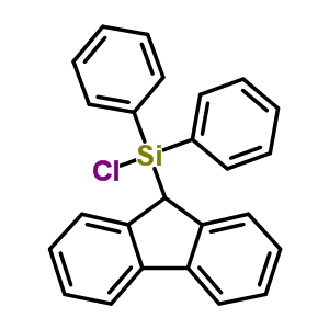 9-(Chlorodiphenylsilyl)-9h-fluorene Structure,73220-53-8Structure