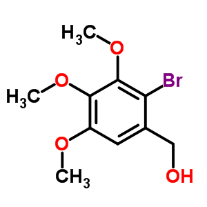 (2-Bromo-3,4,5-trimethoxy-phenyl)methanol Structure,73252-54-7Structure