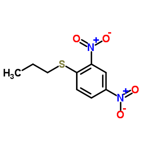 2,4-Dinitro-1-propylsulfanyl-benzene Structure,7343-56-8Structure