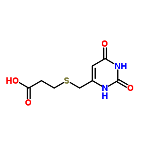 3-[(2,6-Dioxo-3h-pyrimidin-4-yl)methylsulfanyl]propanoic acid Structure,73541-87-4Structure