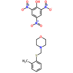 4-[(2-Methylphenyl)sulfanylmethyl]morpholine Structure,7355-40-0Structure