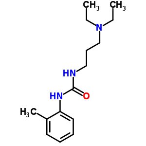 1-(3-Diethylaminopropyl)-3-(2-methylphenyl)urea Structure,7356-26-5Structure