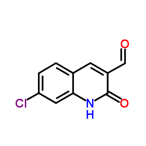 7-Chloro-2-hydroxyquinoline-3-carbaldehyde Structure,73568-43-1Structure