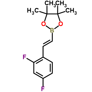 2-(E-2-(2,4-difluorophenyl)vinyl)-4,4,5,5-tetramethyl[1,3,2]dioxaborolane Structure,736987-78-3Structure