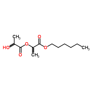 Hexyl 2-(2-hydroxypropanoyloxy)propanoate Structure,73747-55-4Structure