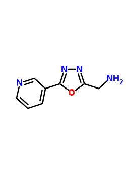 5-(3-Pyridinyl)-1,3,4-oxadiazole-2-methanamine Structure,737690-96-9Structure