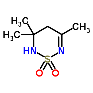 3,4-Dihydro-3,3,5-trimethyl-2h-1,2,6-thiadiazole 1, 1-dioxide Structure,73908-90-4Structure