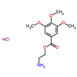 2-Aminoethyl 3,4,5-trimethoxybenzoate hydrochloride Structure,73927-22-7Structure