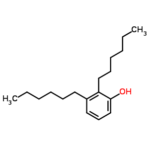 Dihexyl phenol Structure,73986-84-2Structure