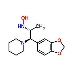 N-[(1r,2r)-1-benzo[1,3]dioxol-5-yl-1-(1-piperidyl)propan-2-yl]hydroxylamine Structure,7399-15-7Structure