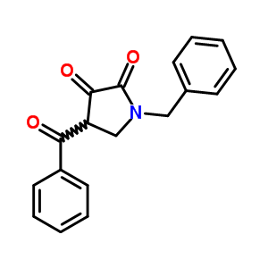 4-Benzoyl-1-benzyl-pyrrolidine-2,3-dione Structure,7399-20-4Structure