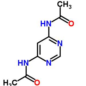 N-(6-acetamidopyrimidin-4-yl)acetamide Structure,7399-91-9Structure