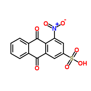 4-Nitro-9,10-dioxo-anthracene-2-sulfonic acid Structure,7400-95-5Structure