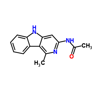 N-(1-methyl-5h-pyrido[4,3-b]indol-3-yl)-acetamide Structure,74011-07-7Structure