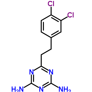 6-[2-(3,4-Dichlorophenyl)ethyl]-1,3,5-triazine-2,4-diamine Structure,7402-47-3Structure