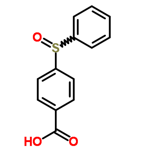 4-(Phenylsulfinyl)benzoic acid Structure,7402-76-8Structure