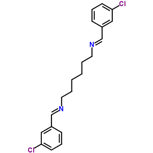 N,n-bis(m-chlorobenzylidene)-1,6-hexanediamine Structure,74038-51-0Structure