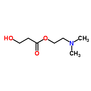 2-Dimethylaminoethyl 3-hydroxypropanoate Structure,7404-73-1Structure