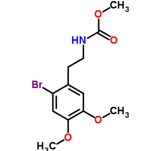 Carbamic acid,n-[2-(2-bromo-4,5-dimethoxyphenyl)ethyl]-, methyl ester Structure,74054-31-2Structure