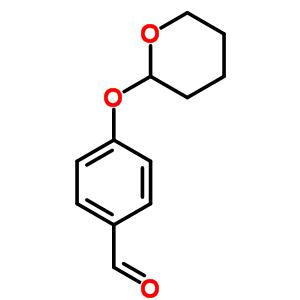 4-(Tetrahydro-pyran-2-yloxy)-benzaldehyde Structure,74189-56-3Structure