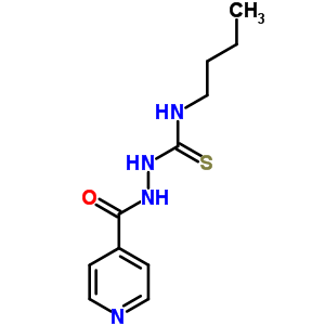 3-Butyl-1-(pyridine-4-carbonylamino)thiourea Structure,74270-74-9Structure