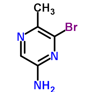 2-Amino-6-bromo-5-methylpyrazine Structure,74290-68-9Structure