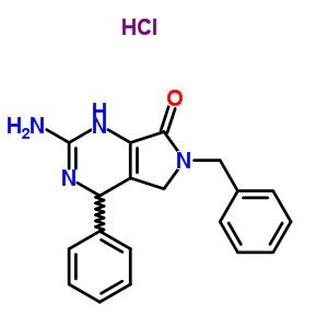 4-Amino-8-benzyl-2-phenyl-3,5,8-triazabicyclo[4.3.0]nona-3,10-dien-7-one Structure,74332-93-7Structure