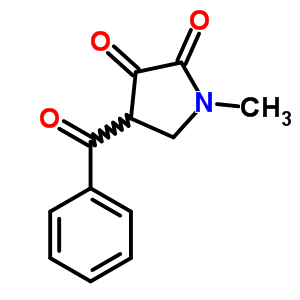 4-Benzoyl-1-methyl-pyrrolidine-2,3-dione Structure,7460-34-6Structure