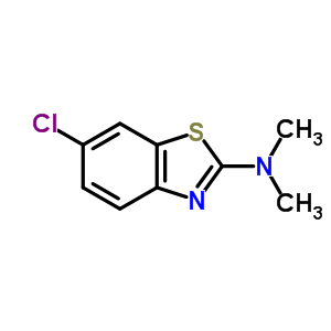 2-Benzothiazolamine,6-chloro-n,n-dimethyl-(9ci) Structure,7464-20-2Structure