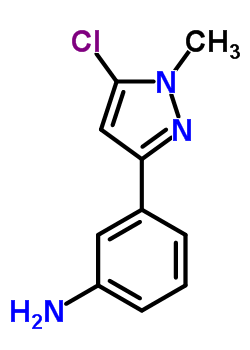 3-(5-Chloro-1-methyl-pyrazol-3-yl)aniline Structure,7465-03-4Structure