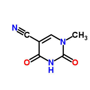 1-Methyl-2,4-dioxo-1,2,3,4-tetrahydro-5-pyrimidinecarbonitrile Structure,7465-66-9Structure