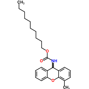 Decyl n-(4-methyl-9h-xanthen-9-yl)carbamate Structure,7467-15-4Structure