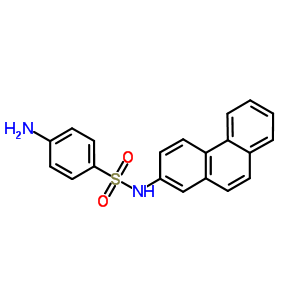 4-Amino-n-phenanthren-2-yl-benzenesulfonamide Structure,7467-70-1Structure