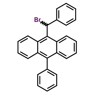 Anthracene,9-(bromophenylmethyl)-10-phenyl- Structure,7467-97-2Structure